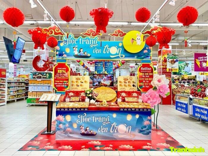 trang trí gian hàng quà tặng