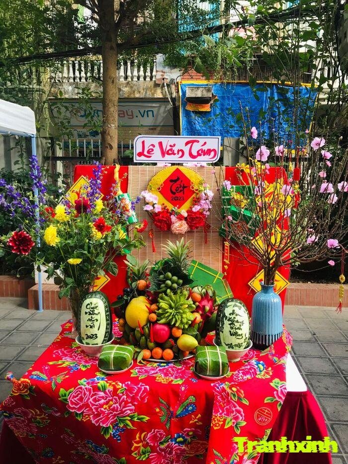 trang trí gian hàng sáng tạo