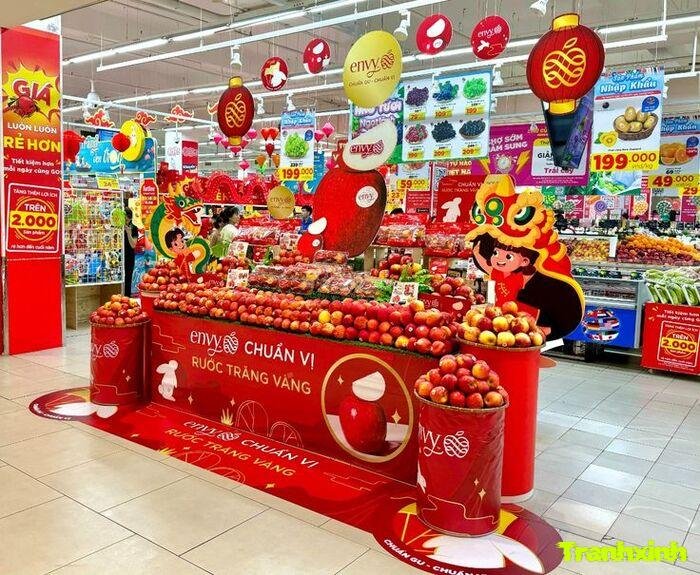 trang trí gian hàng theo chủ đề