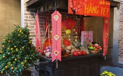 trang trí gian hàng trưng bày