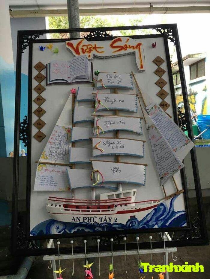 trang trí giấy bìa