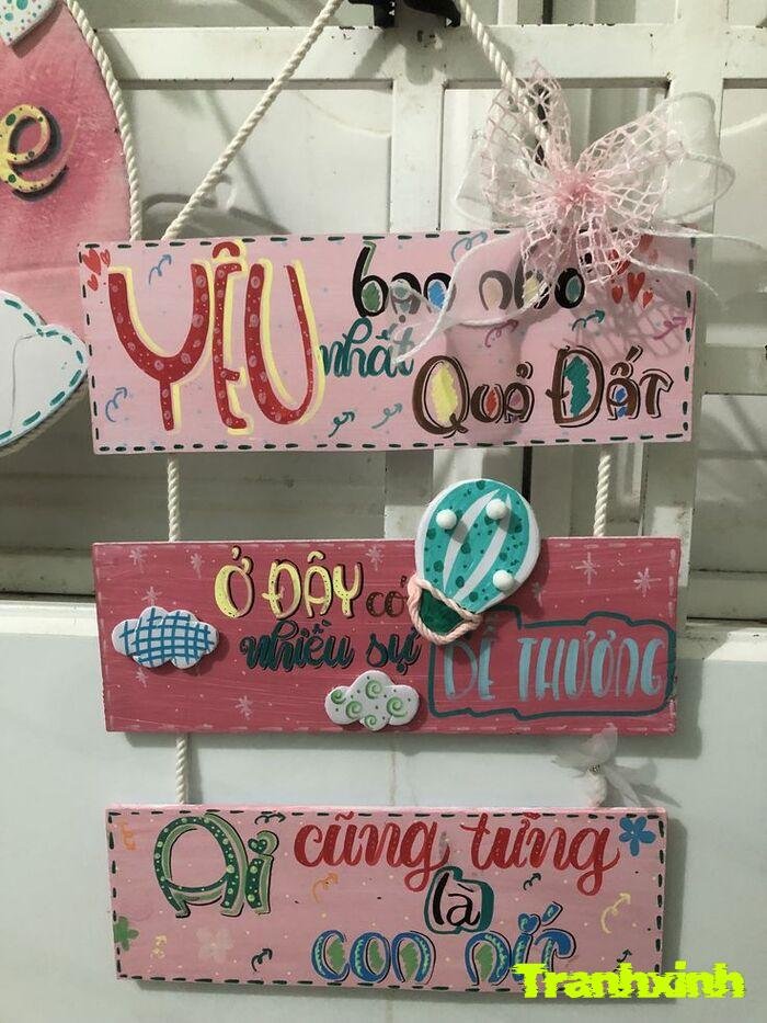 trang trí giấy carton