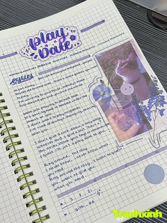 trang trí giấy đơn giản