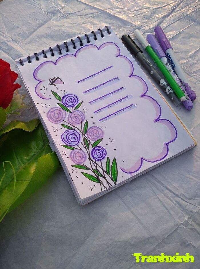 trang trí giấy tái chế