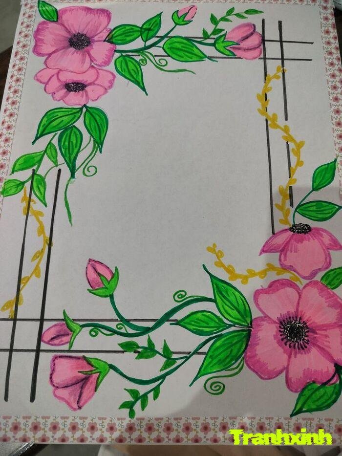 trang trí giấy tạo hình