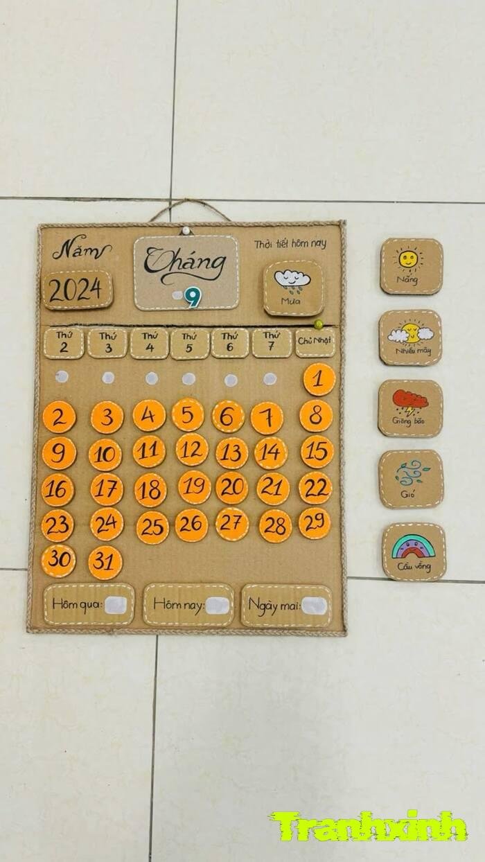 trang trí góc handmade