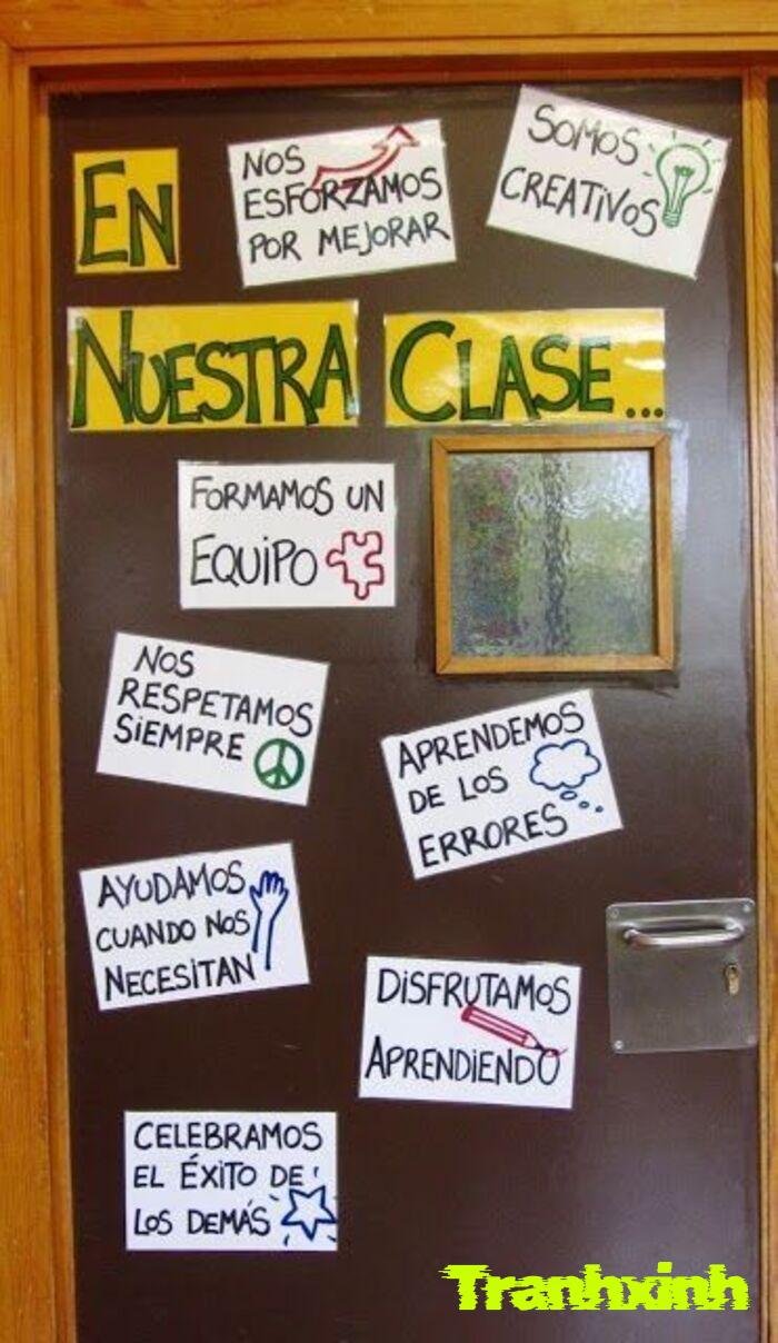 trang trí góc mầm non