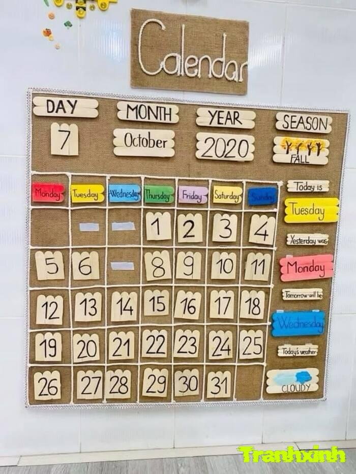 trang trí góc sáng tạo mỹ thuật