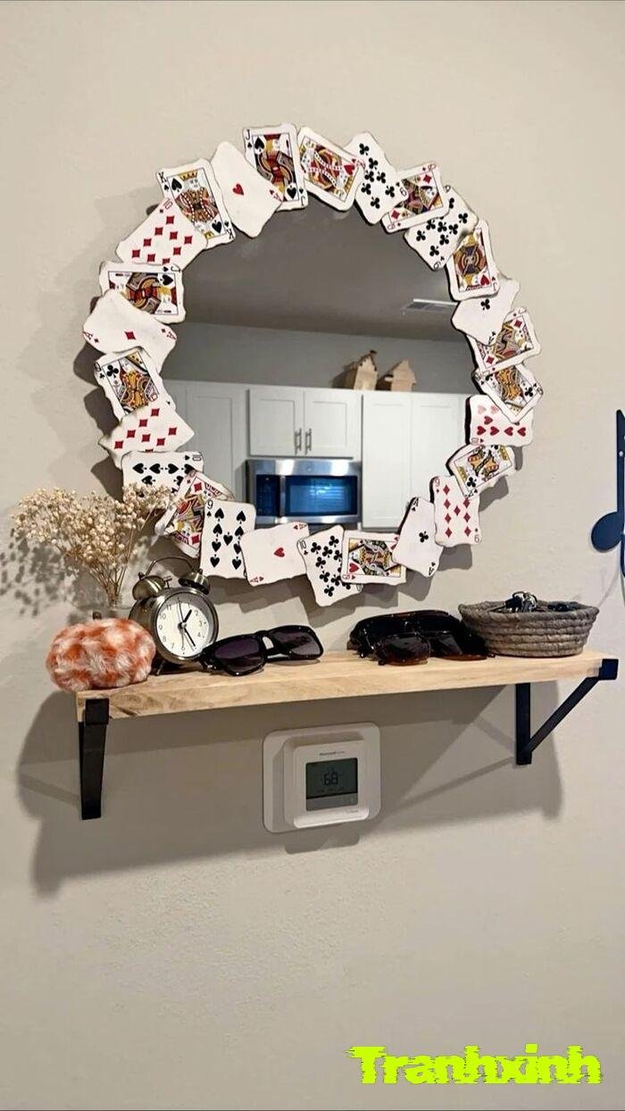 trang trí gương phong cách vintage
