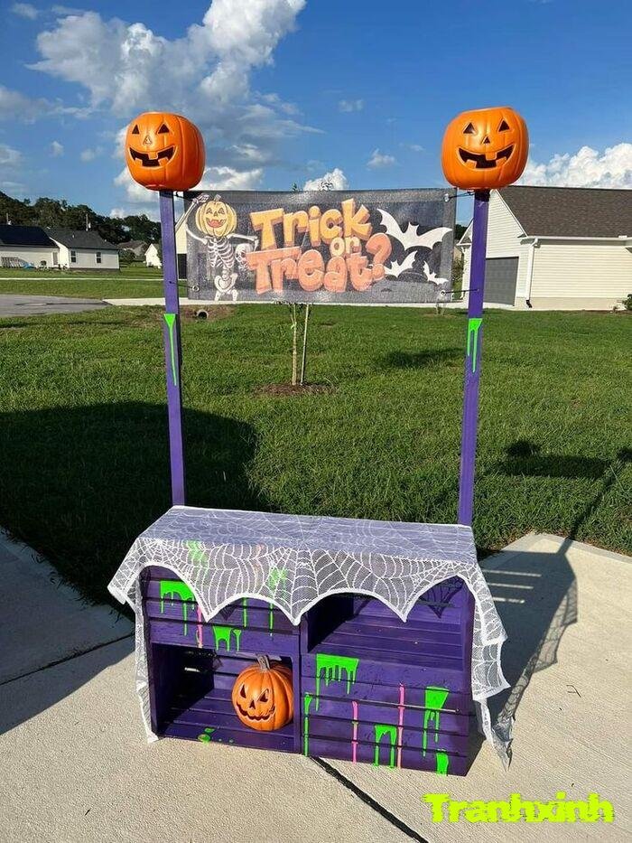 trang trí halloween ấn tượng