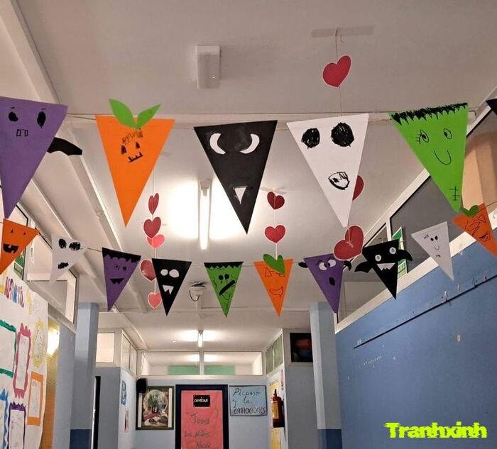 trang trí halloween decor chụp hình