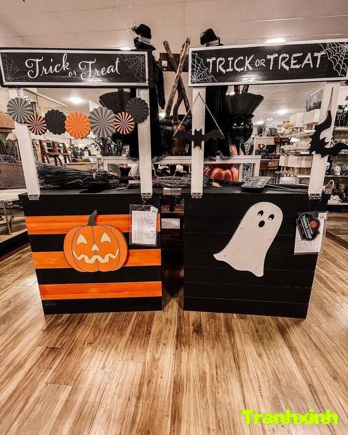 trang trí halloween độc đáo