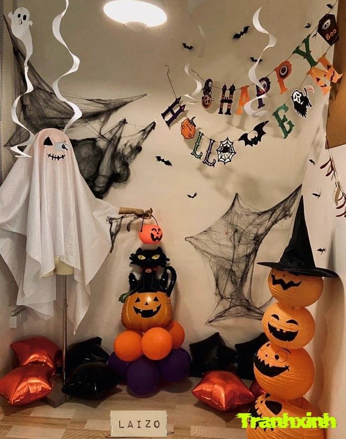 trang trí halloween đơn giản