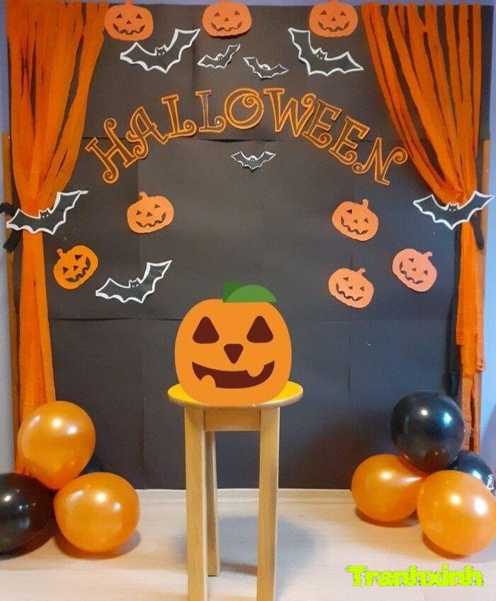 trang trí halloween hội chợ