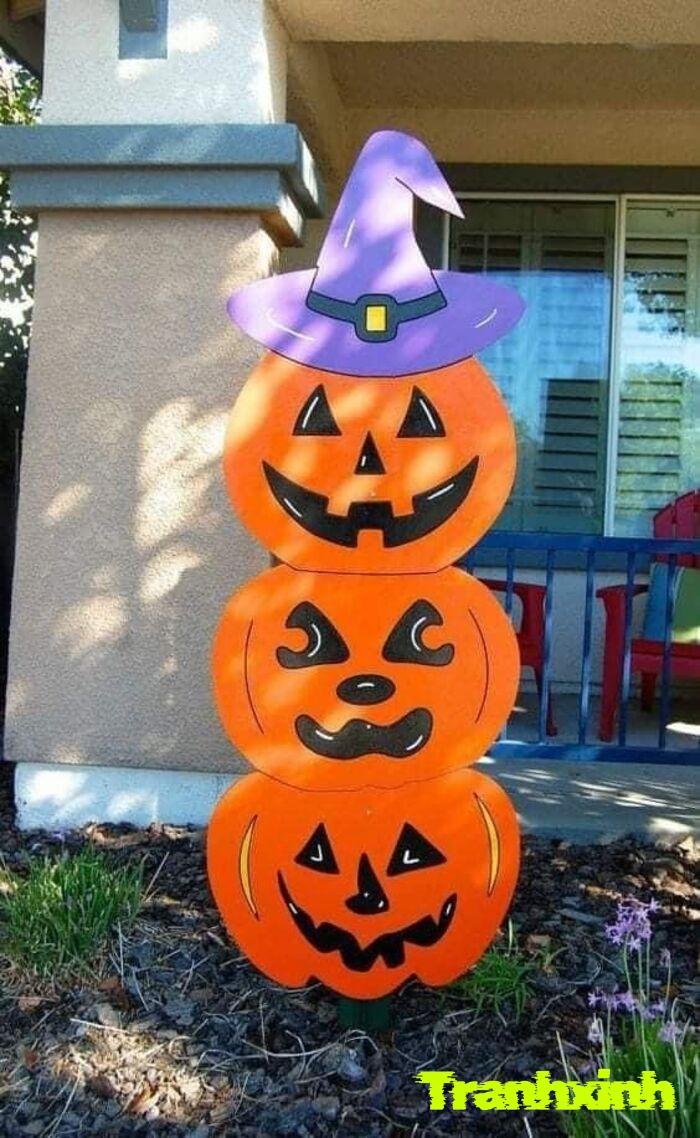 trang trí halloween lớp học