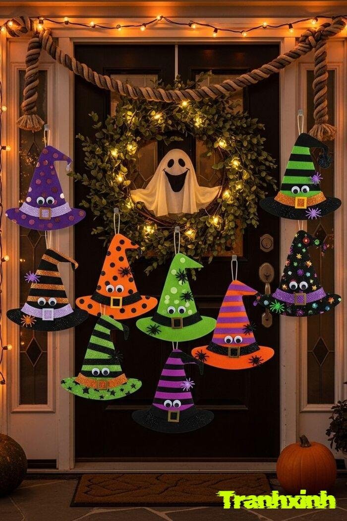 trang trí halloween mầm non