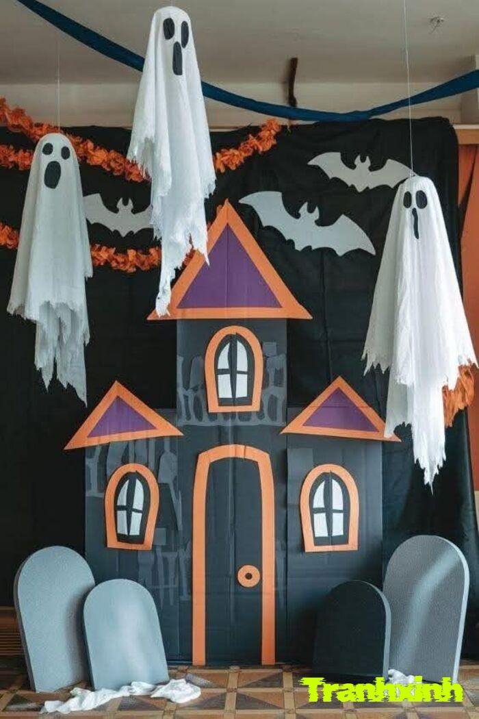 trang trí halloween