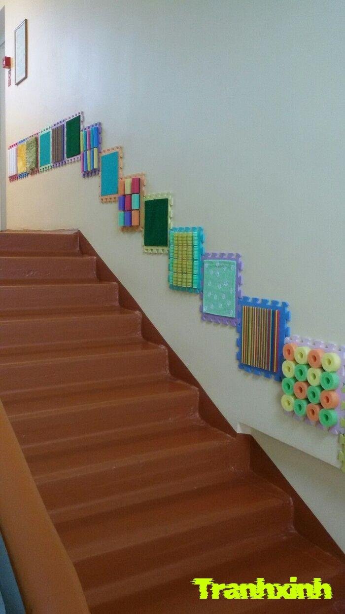 trang trí hành lang mầm non ý tưởng mới