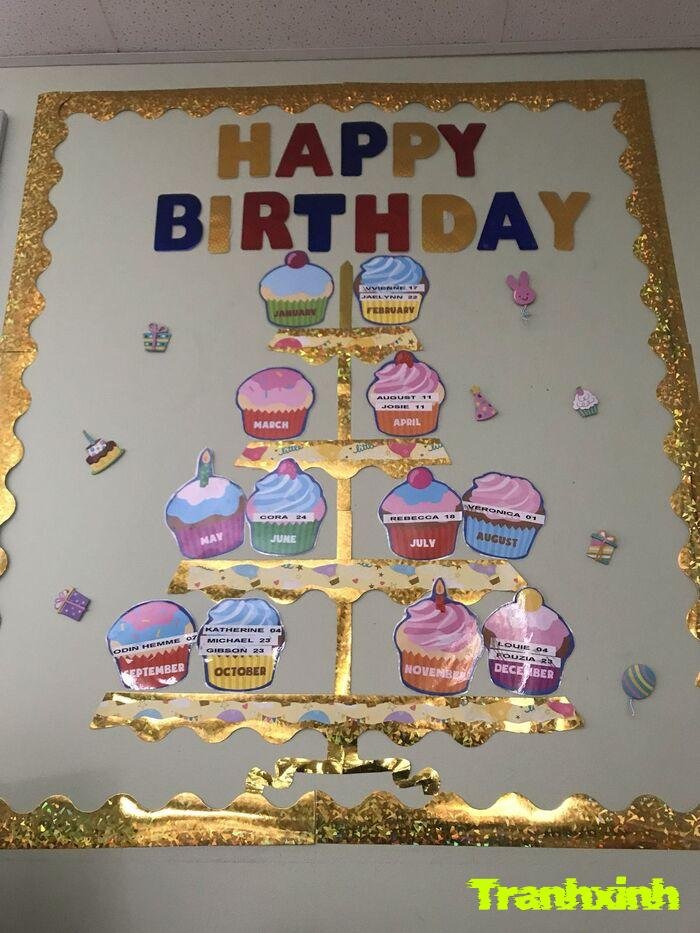 trang trí happy birthday chủ đề công chúa