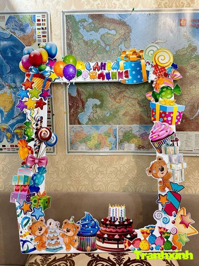 trang trí happy birthday đẹp