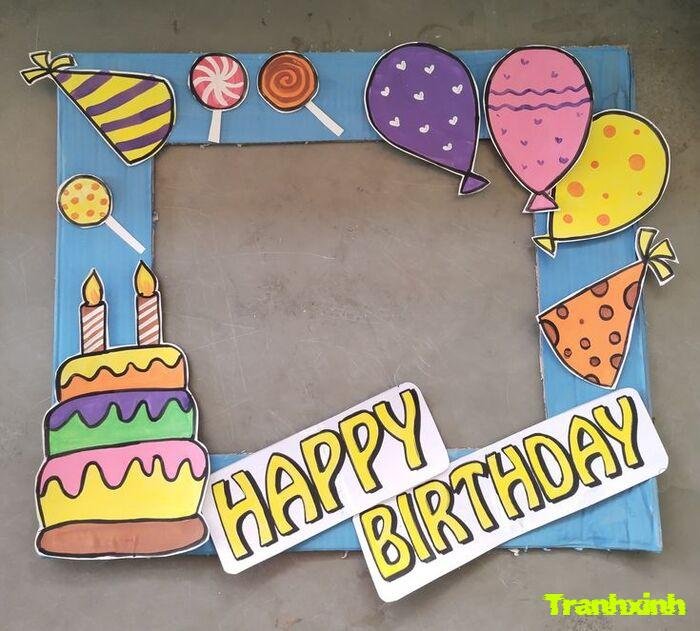 trang trí happy birthday handmade