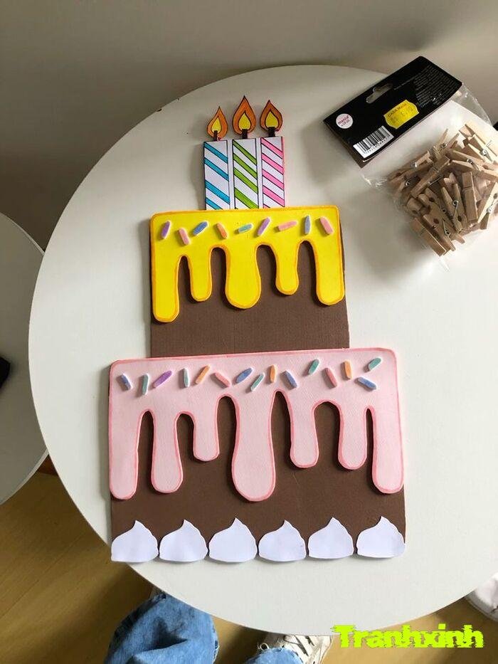 trang trí happy birthday pastel