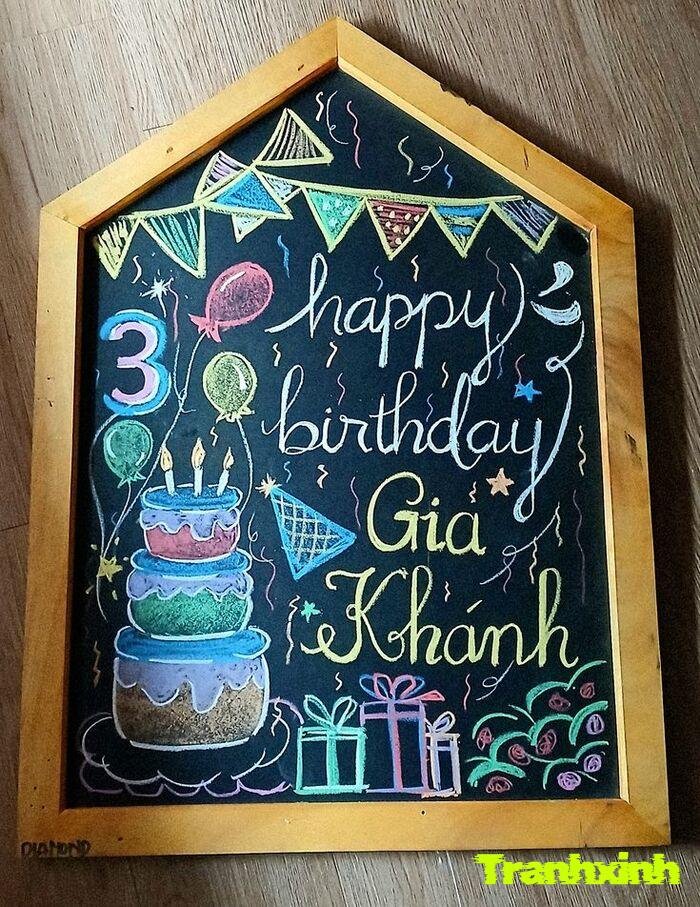 trang trí happy birthday