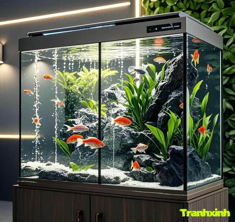 trang trí hồ cá đẹp