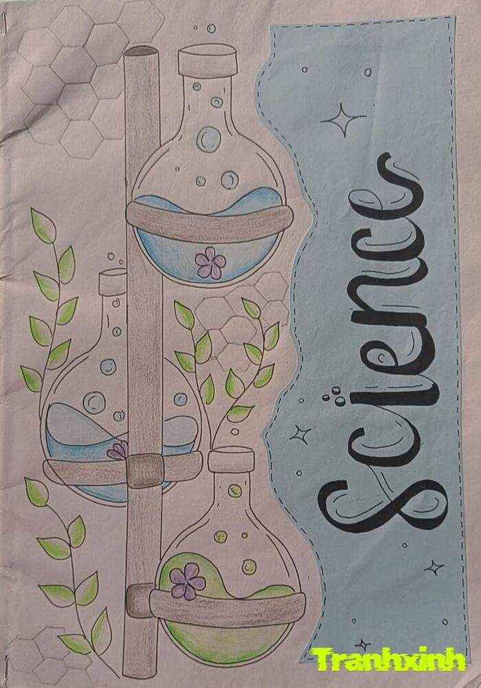 trang trí hóa học khoa học