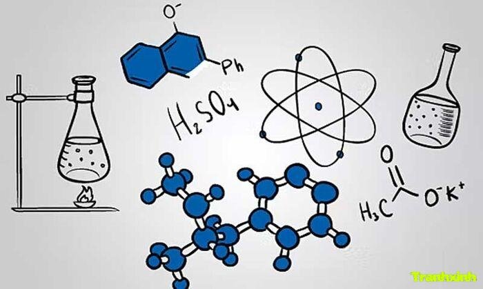 trang trí hóa học minh họa kiến thức