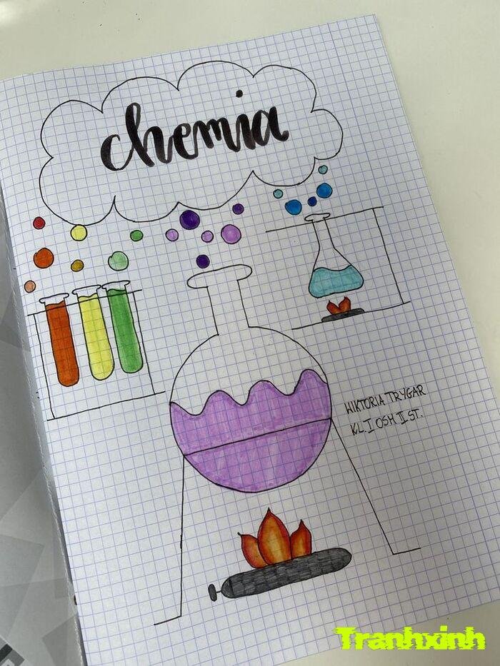 trang trí hóa học phong cách sáng tạo