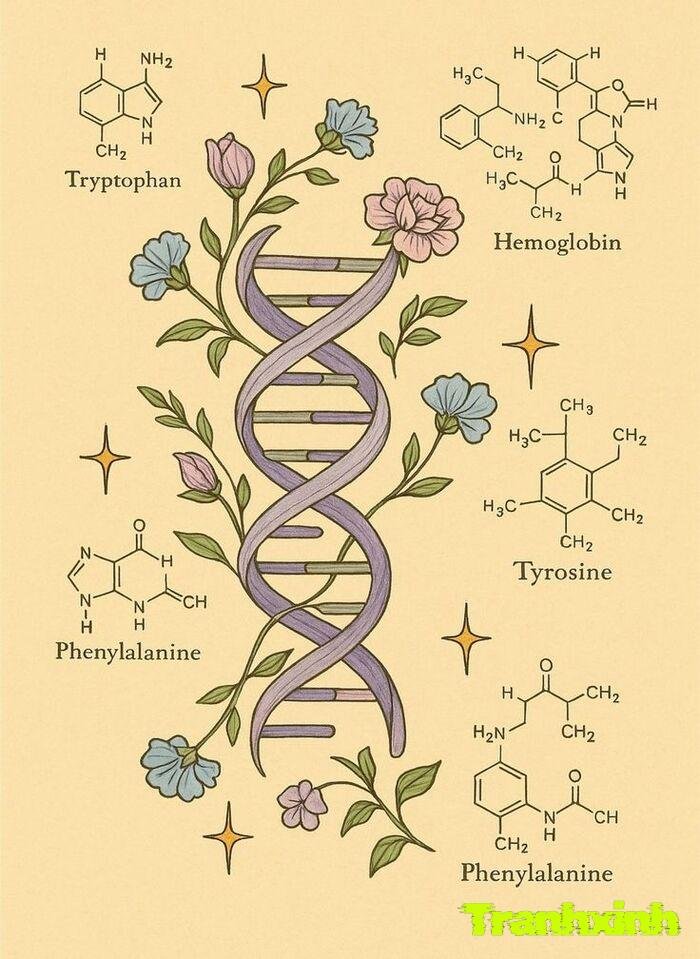 trang trí hóa học thiết kế khoa học