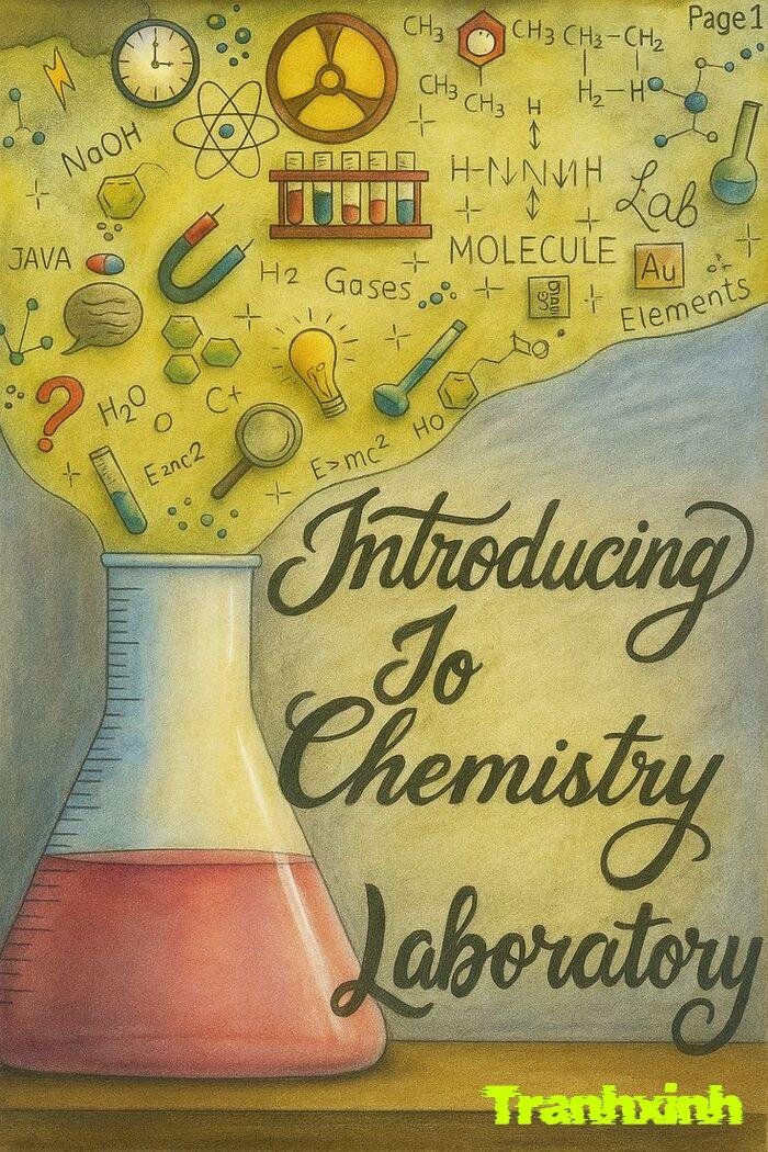 trang trí hóa học tối giản tinh tế