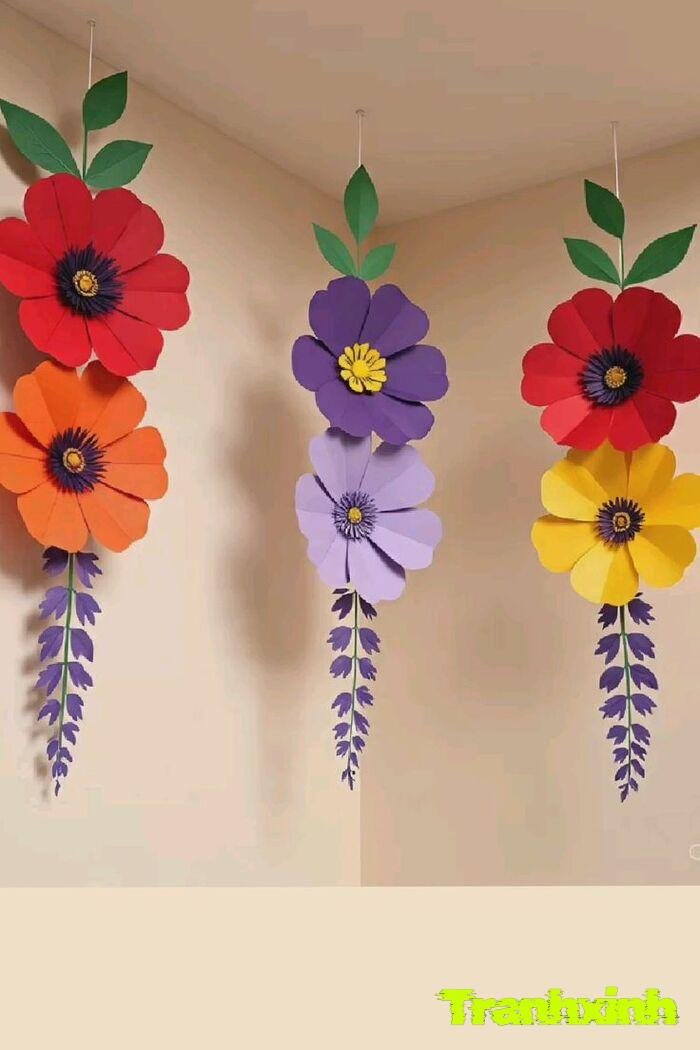 trang trí hoa nhẹ nhàng