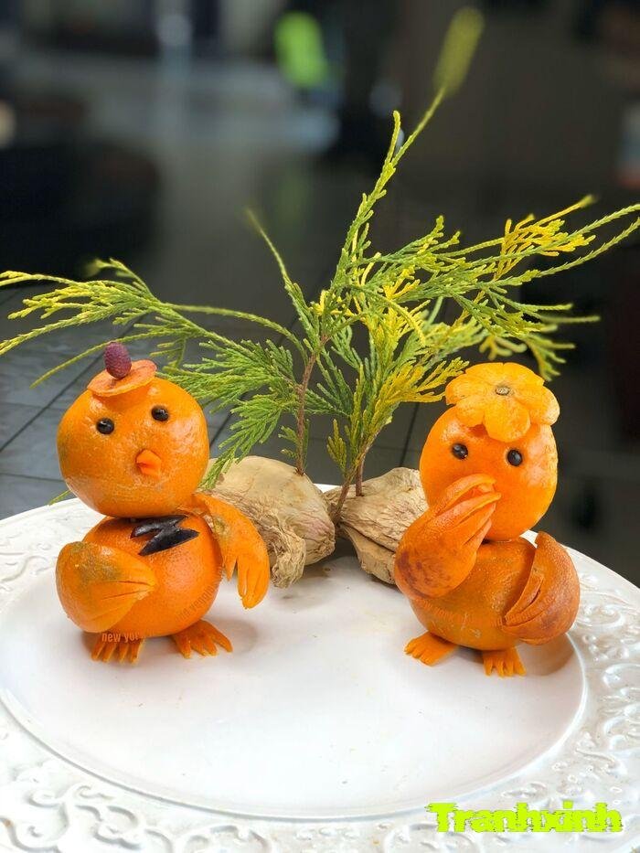 trang trí hoa quả phong cách thẩm mỹ