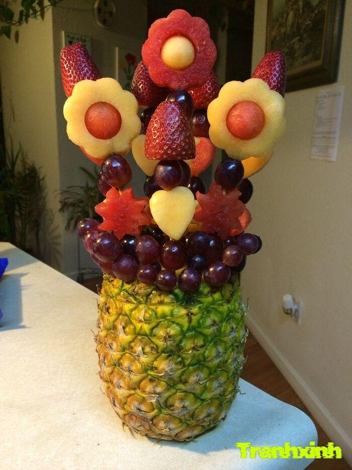 trang trí hoa quả