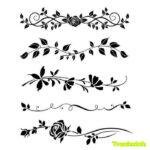 50 Mẫu tranh trang trí họa tiết hình học, hoa văn cổ điển