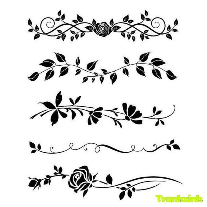 trang trí họa tiết nghệ thuật trừu tượng