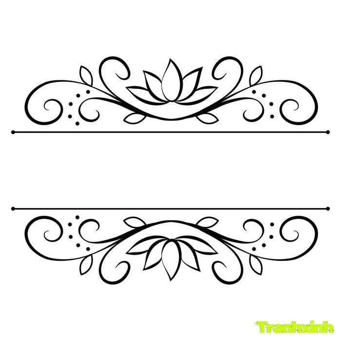 trang trí họa tiết thiết kế độc đáo