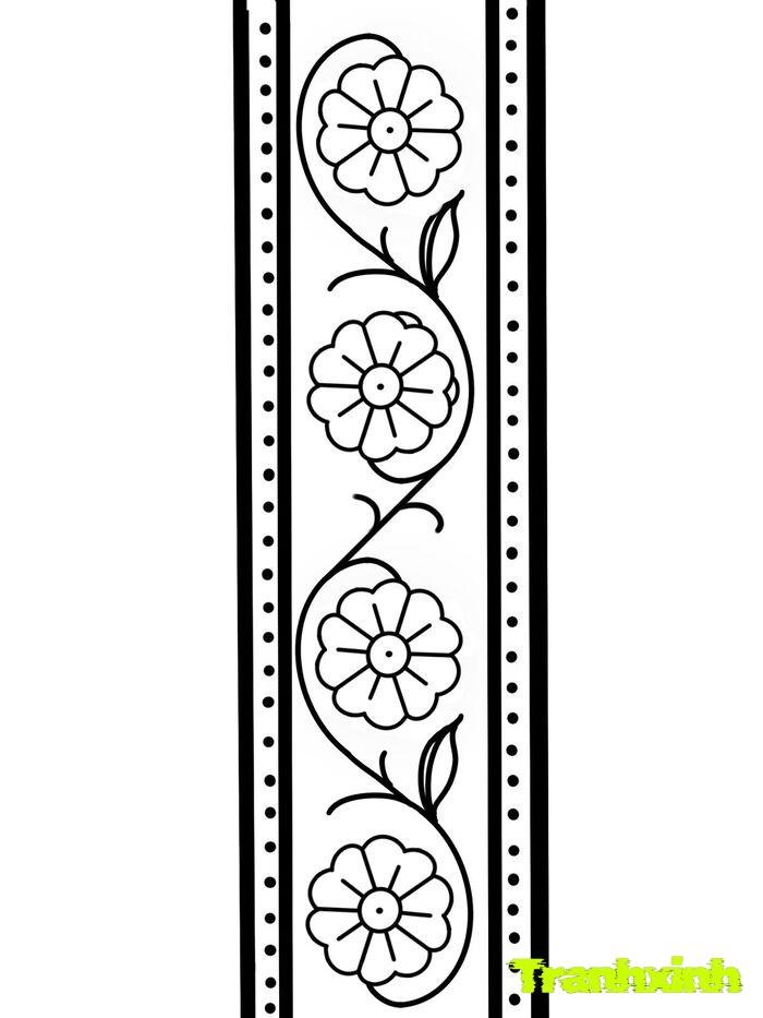 trang trí họa tiết tối giản tinh tế