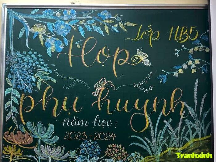 trang trí họp phụ huynh decor tinh tế