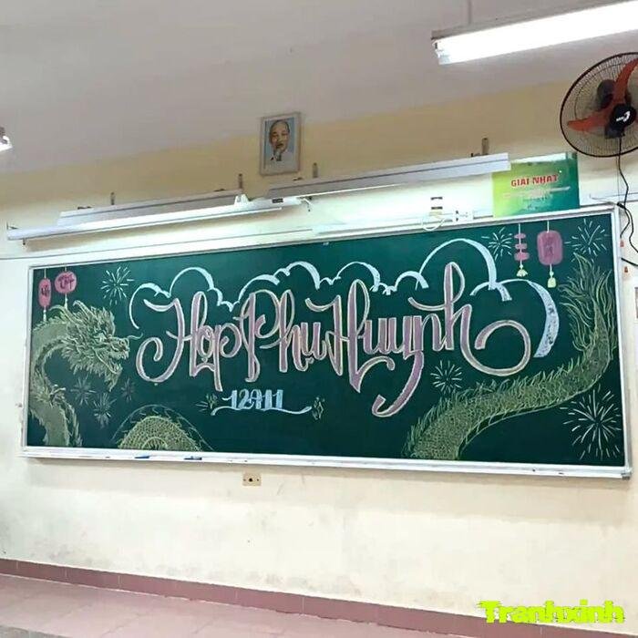 trang trí họp phụ huynh đẹp mắt trang nhã