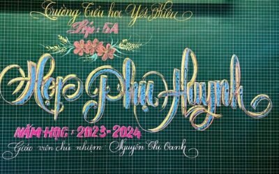 trang trí họp phụ huynh không gian lớp học