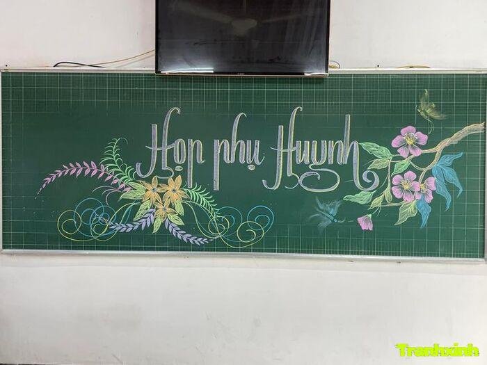 trang trí họp phụ huynh phong cách trang nhã