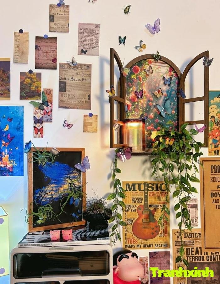 trang trí khung cửa sổ đẹp