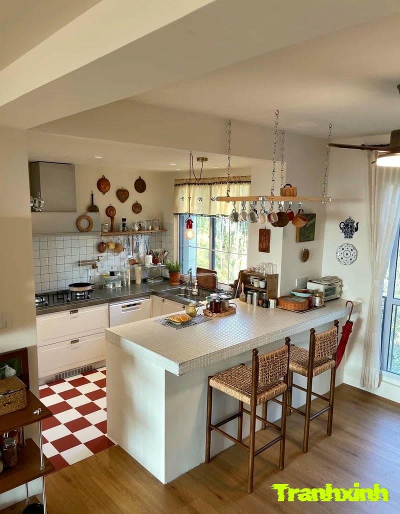 trang trí nhà bếp đơn giản mà đẹp