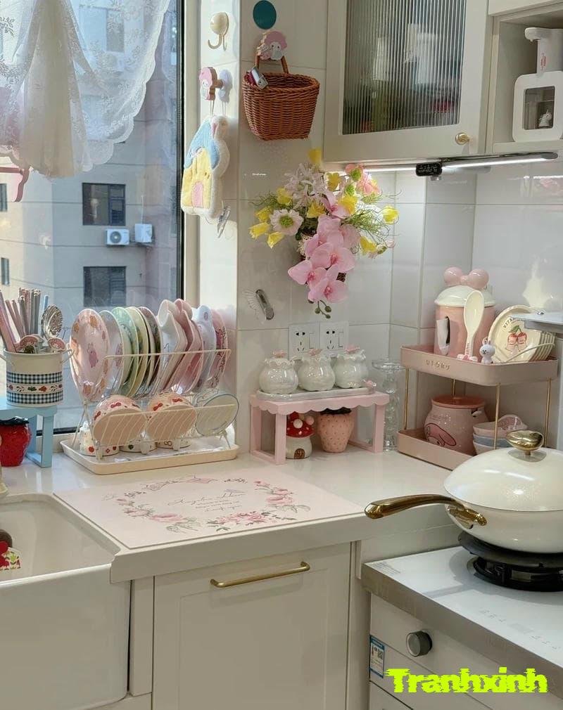 trang trí nhà bếp nhỏ