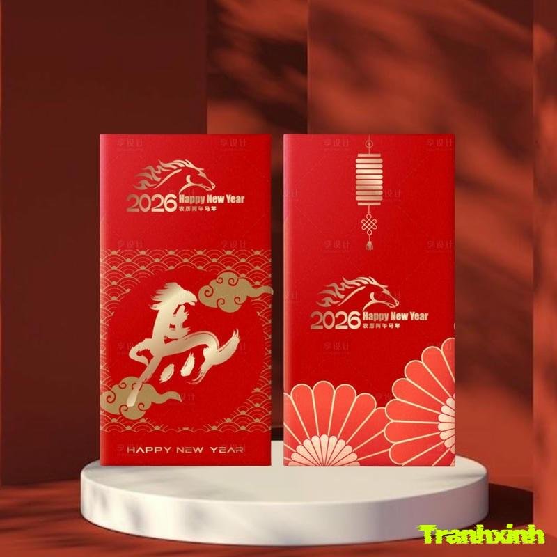 trang trí phong bao lì xì