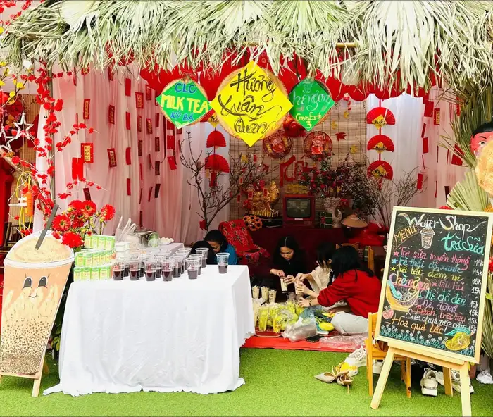 trang trí trại đẹp tự nhiên