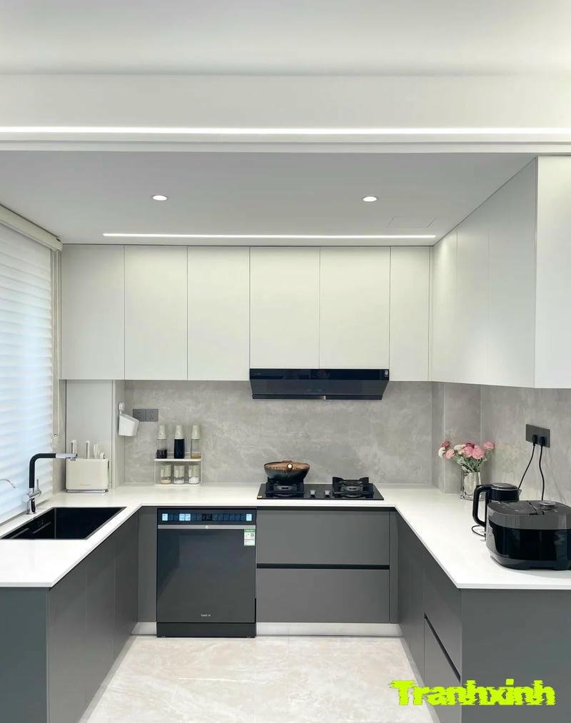 trang trí tường bếp